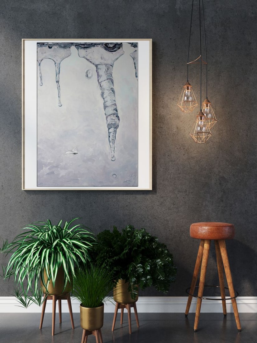 Oil painting Winter tear Anatoly Varvarov - 2