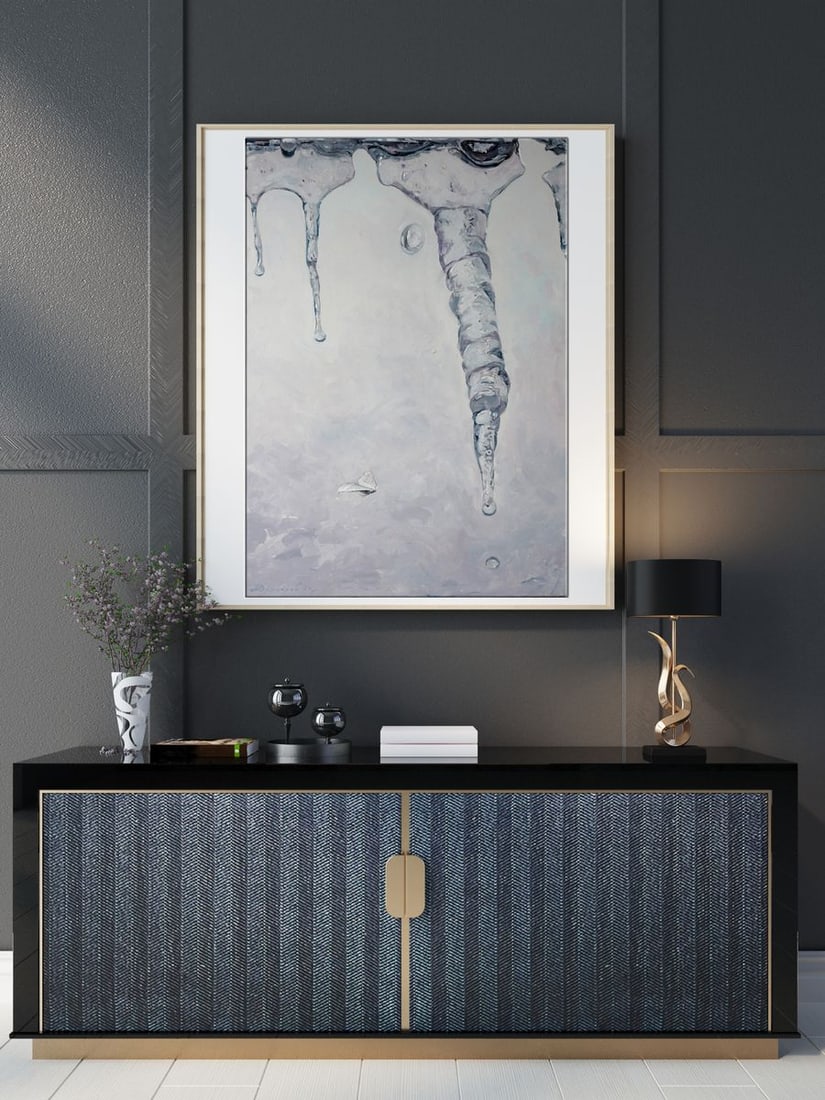 Oil painting Winter tear Anatoly Varvarov - 3