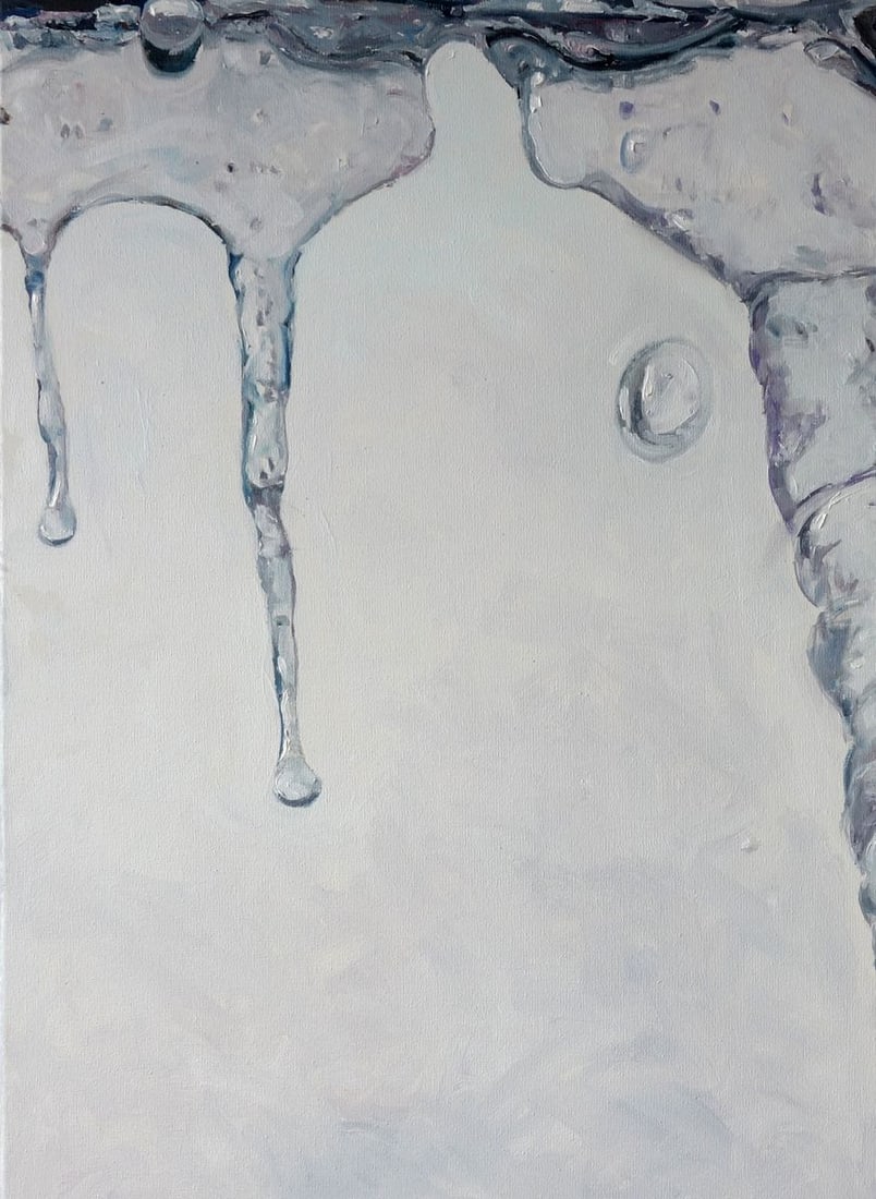 Oil painting Winter tear Anatoly Varvarov - 4