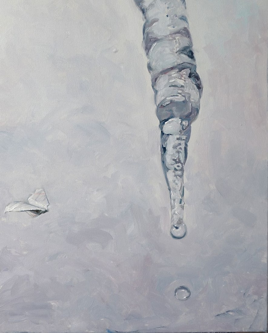 Oil painting Winter tear Anatoly Varvarov - 7