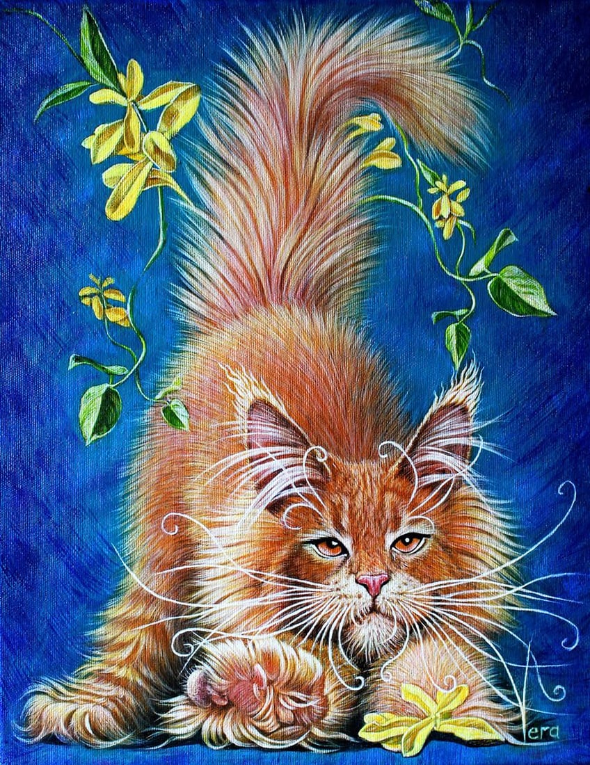 Oil painting Lapusic sorcerer Vira Goncharenko (1 of 14)