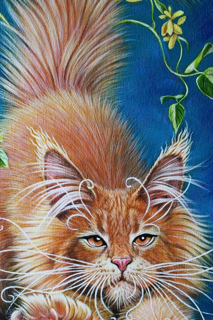 Oil painting Lapusic sorcerer Vira Goncharenko - 8