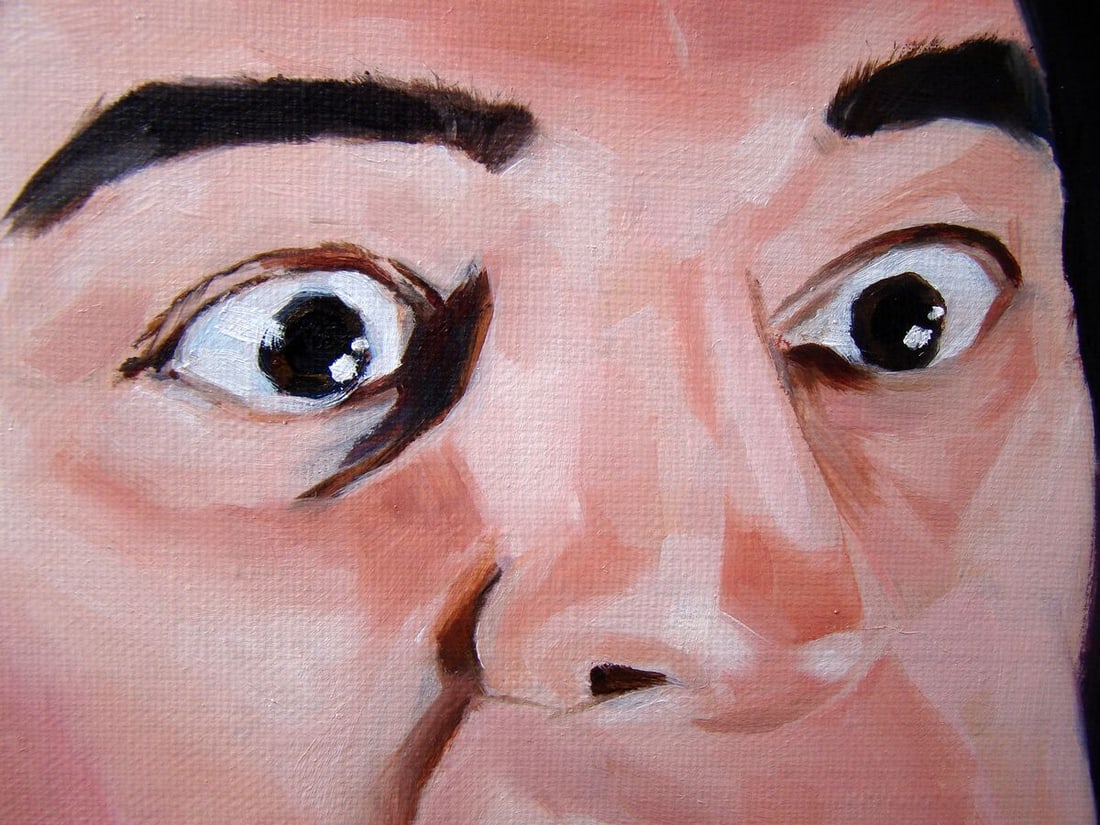 Oil painting Come on, it's not me Yulia Lihina - 10