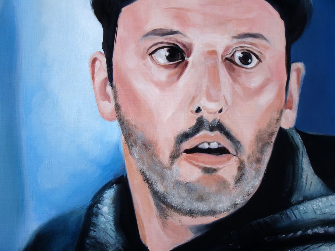 Oil painting Come on, it's not me Yulia Lihina - 4