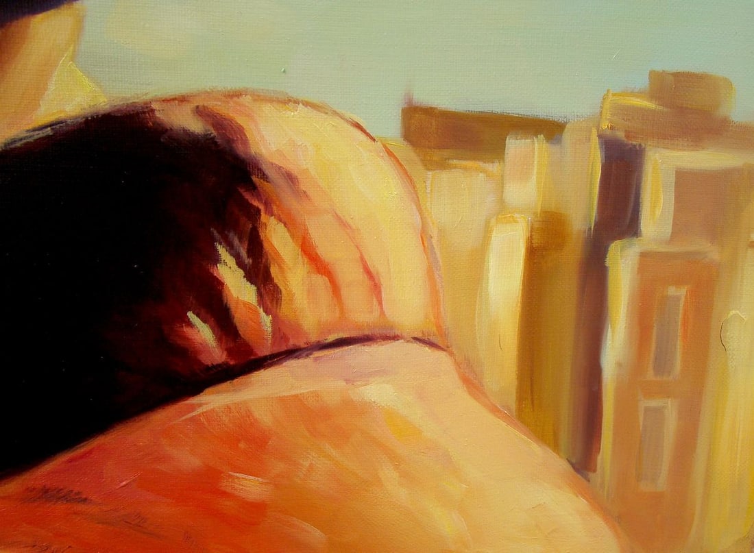 Oil painting Crazy eyes Yulia Lihina - 10