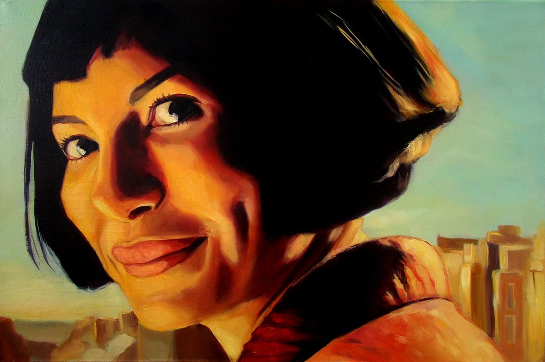 Oil painting Crazy eyes Yulia Lihina: Title: Oil painting Crazy eyes Yulia Lihina Description: No. Lih 36The oil painting titled "Crazy Eyes" is a vibrant and emotive portrait of a woman with a penetrating gaze that captures the viewer's