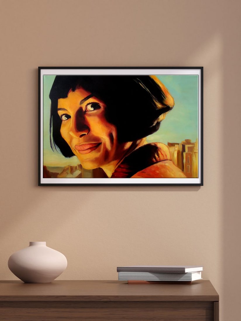 Oil painting Crazy eyes Yulia Lihina - 3