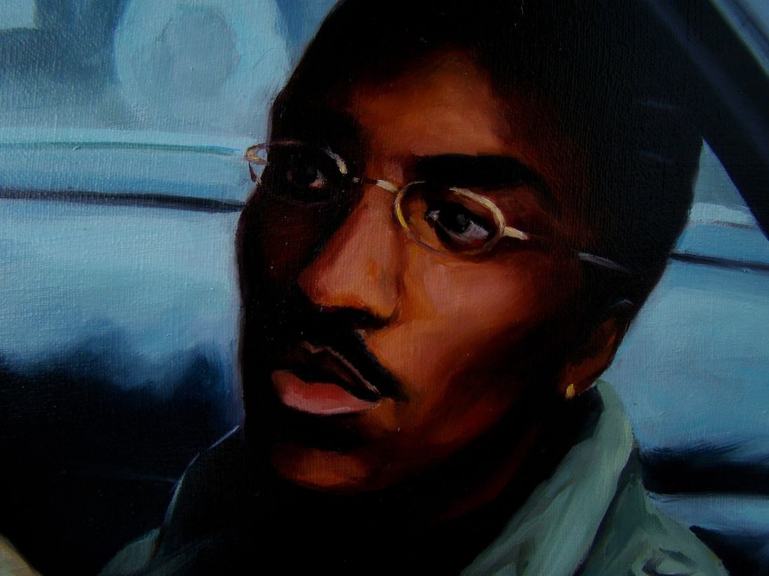 Oil painting Eminem and friends Yulia Lihina - 8