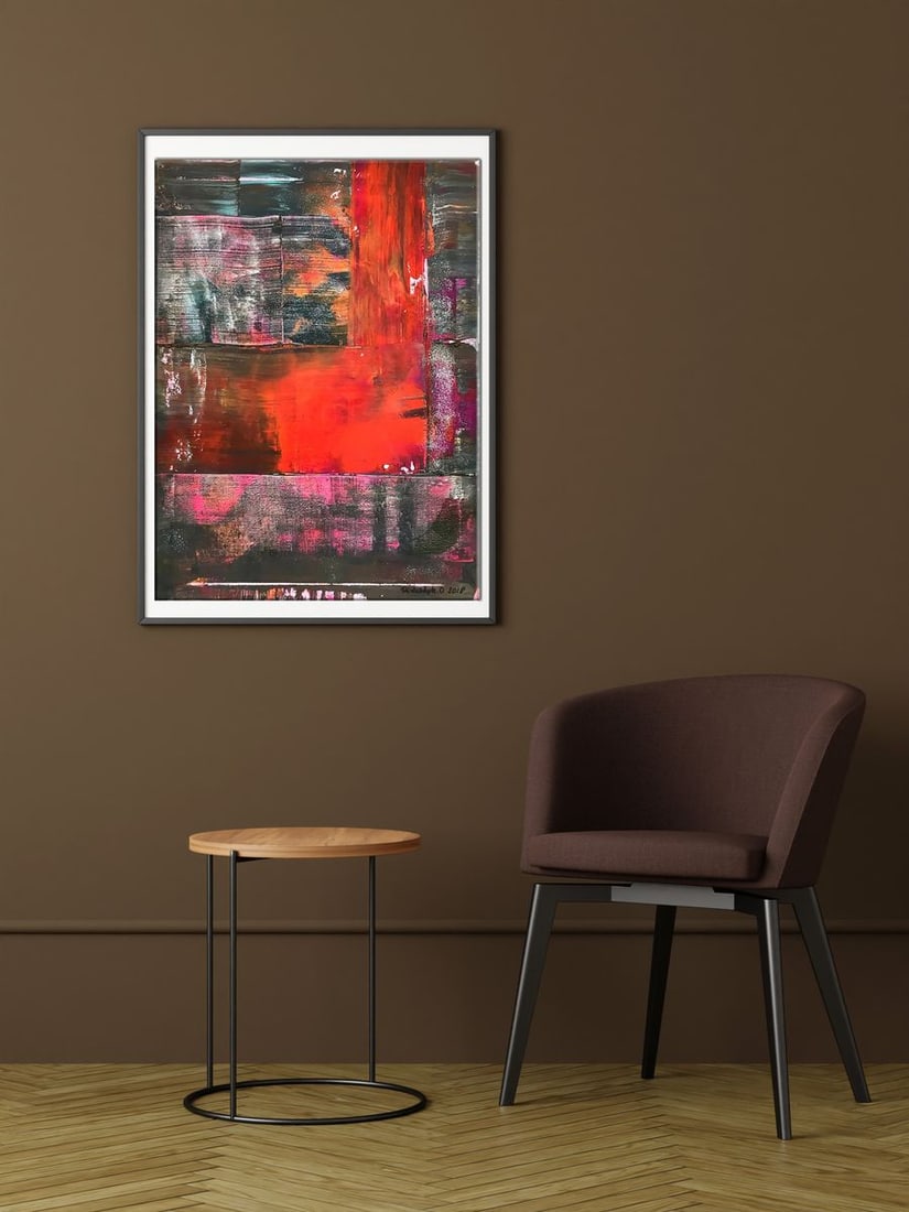 Acrylic painting LOVE Olga Melezhik - 2