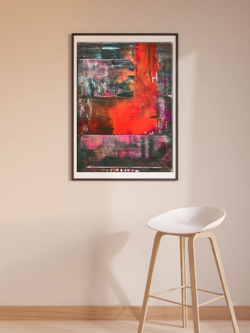 Acrylic painting LOVE Olga Melezhik - 3