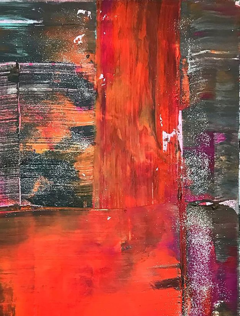 Acrylic painting LOVE Olga Melezhik - 5