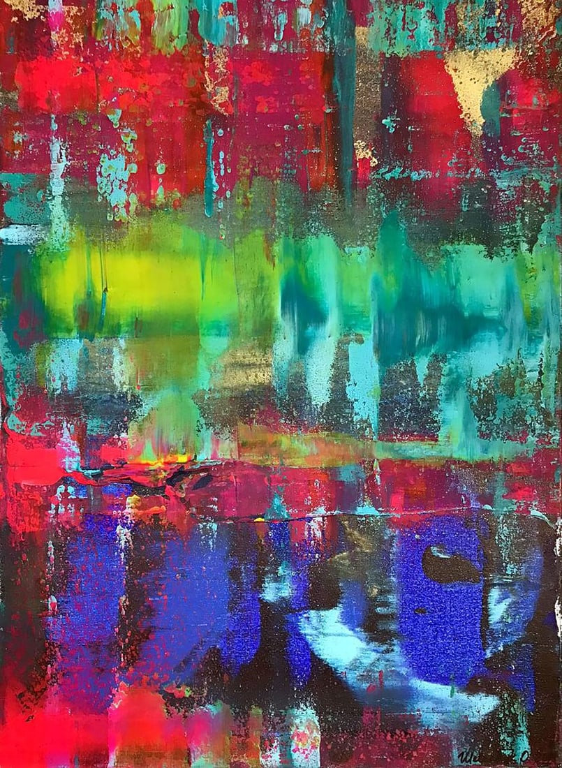 Acrylic painting Magic wand Olga Melezhik (1 of 7)