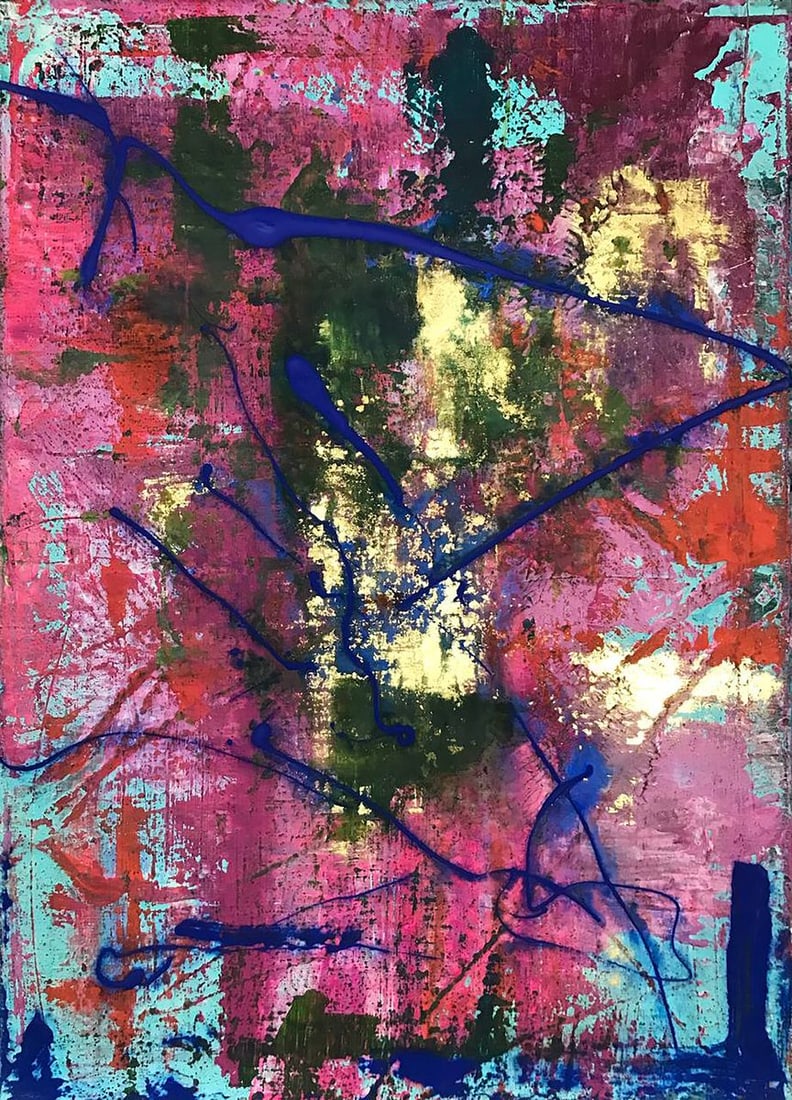 Acrylic painting Delight Olga Melezhik (1 of 7)