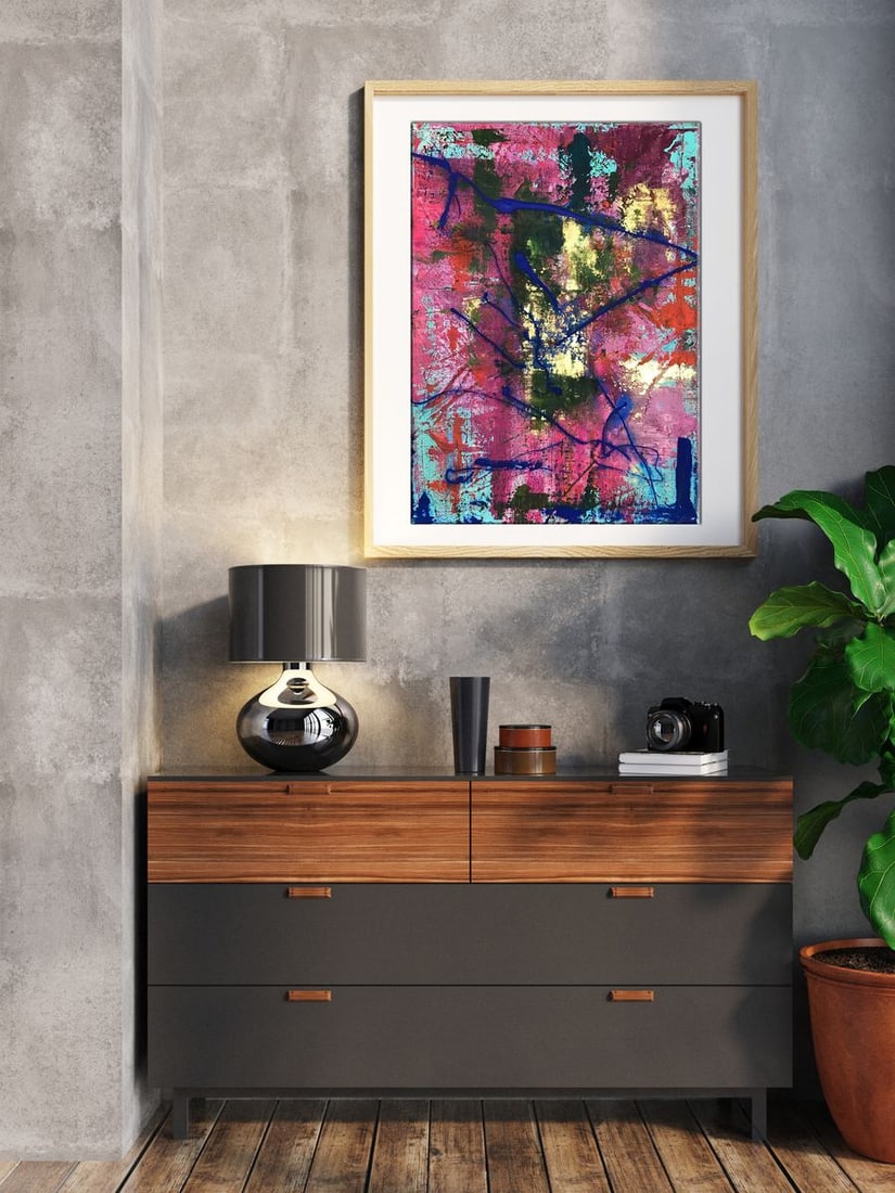 Acrylic painting Delight Olga Melezhik - 2