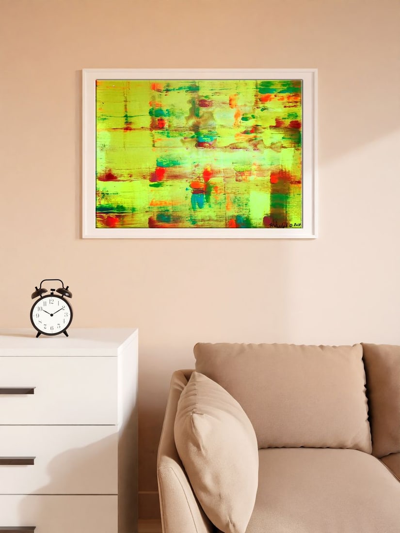 Acrylic painting What color is yellow Olga Melezhik - 3