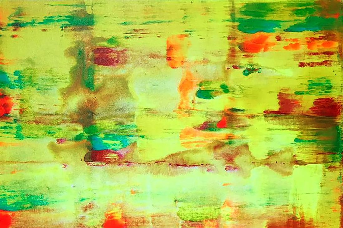 Acrylic painting What color is yellow Olga Melezhik - 5