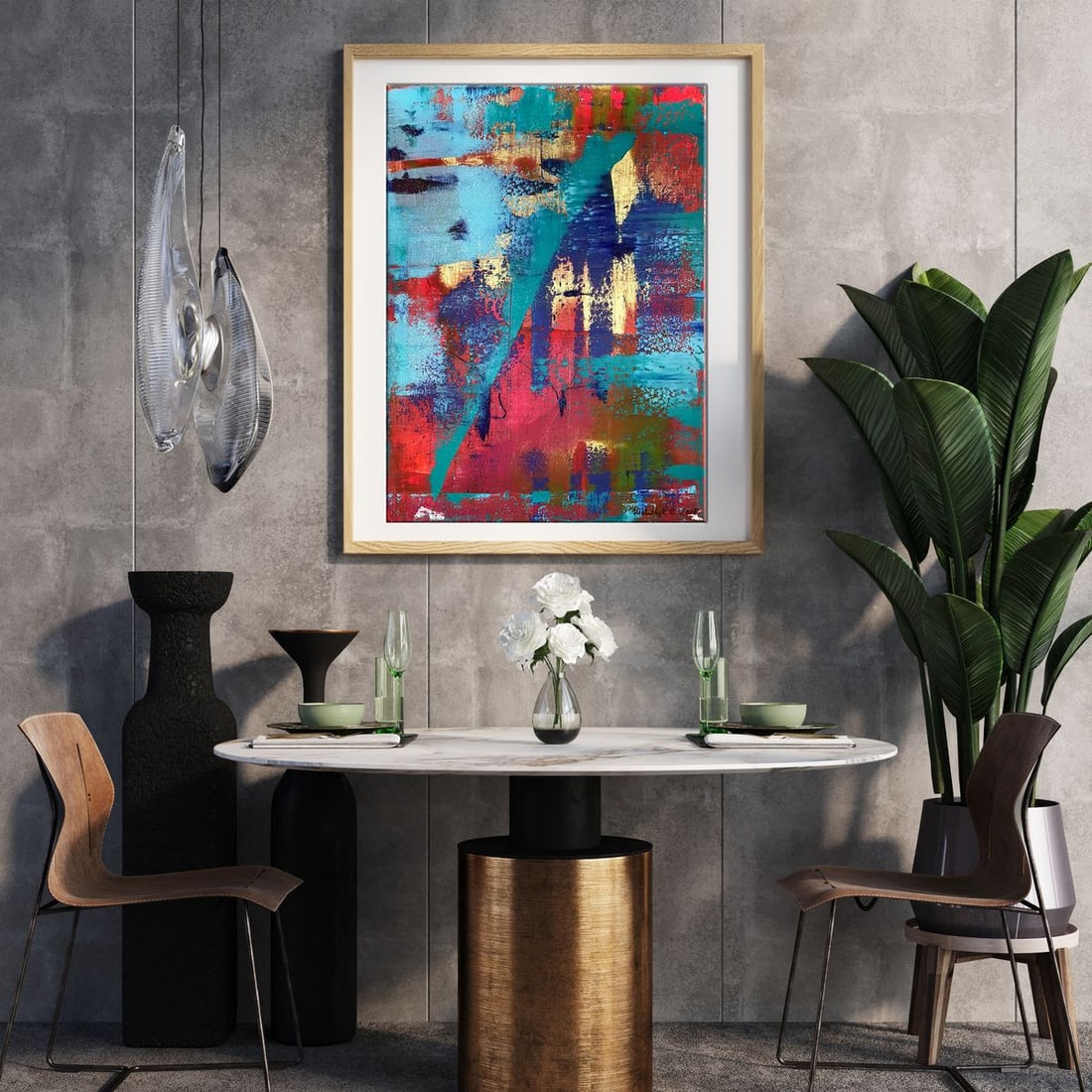 Acrylic painting Summer breeze Olga Melezhik - 2