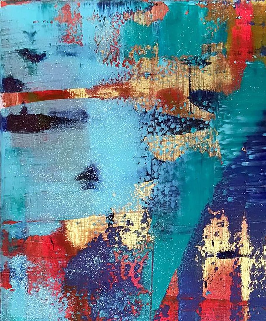 Acrylic painting Summer breeze Olga Melezhik - 4