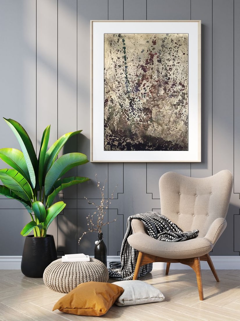 Acrylic painting Think with your body Olga Melezhik - 2