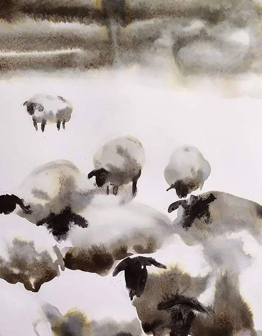 Watercolor painting Otara Elena Klimenko - 3