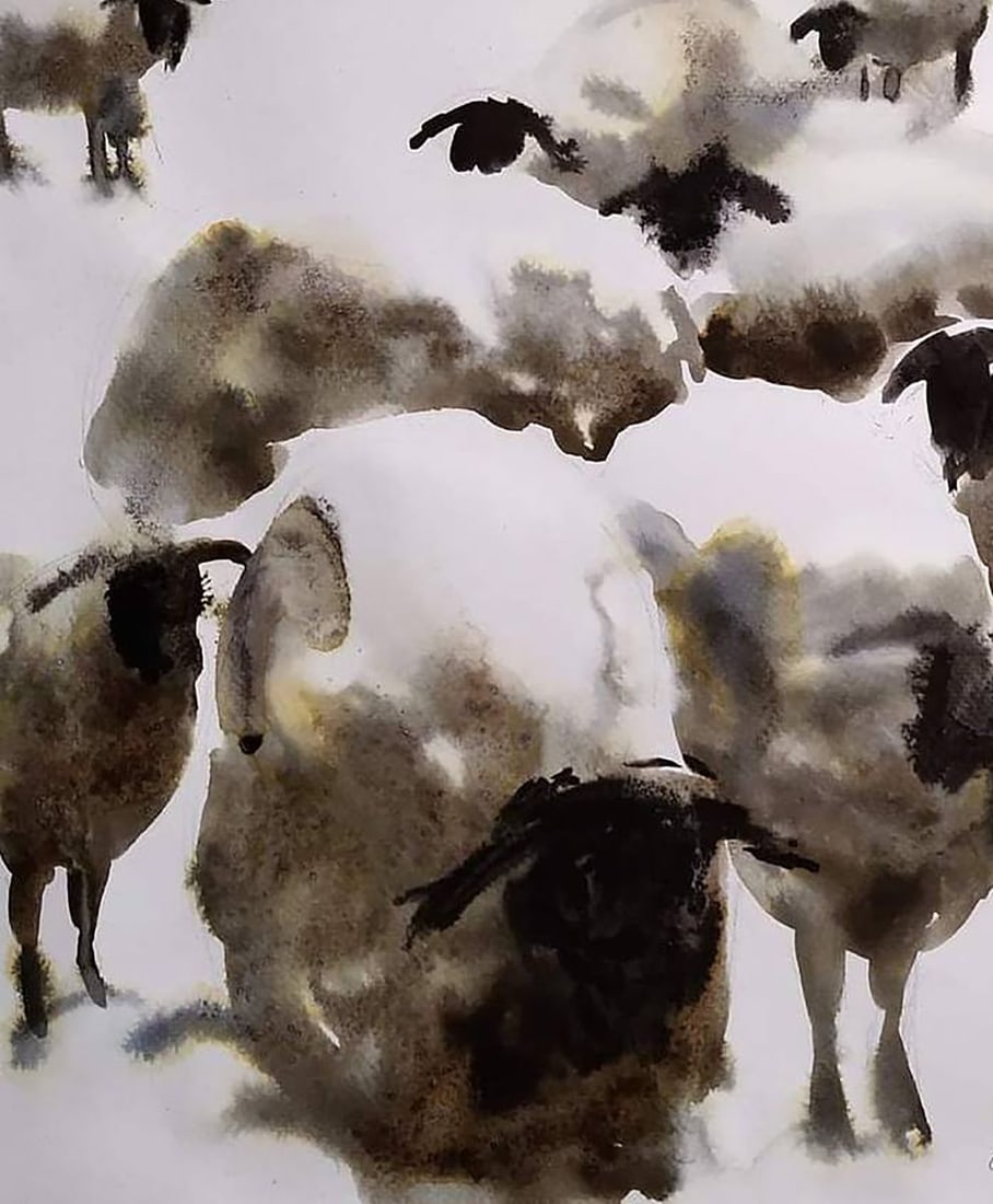 Watercolor painting Otara Elena Klimenko - 4