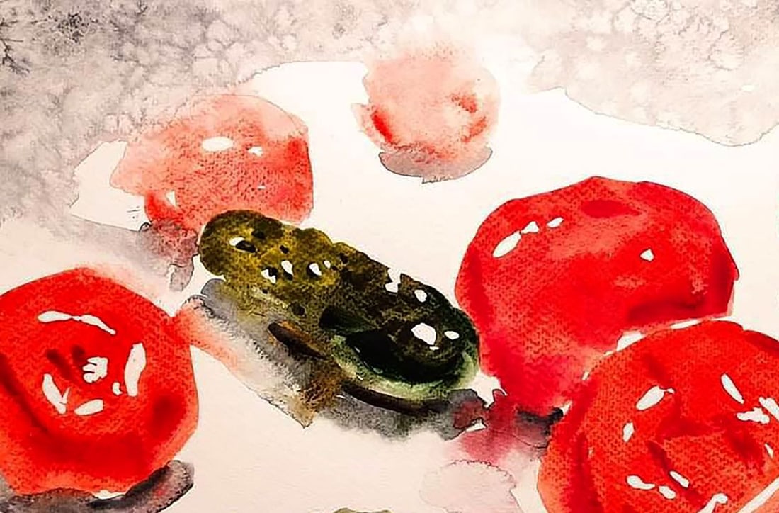 Watercolor painting Salty Elena Klimenko - 2