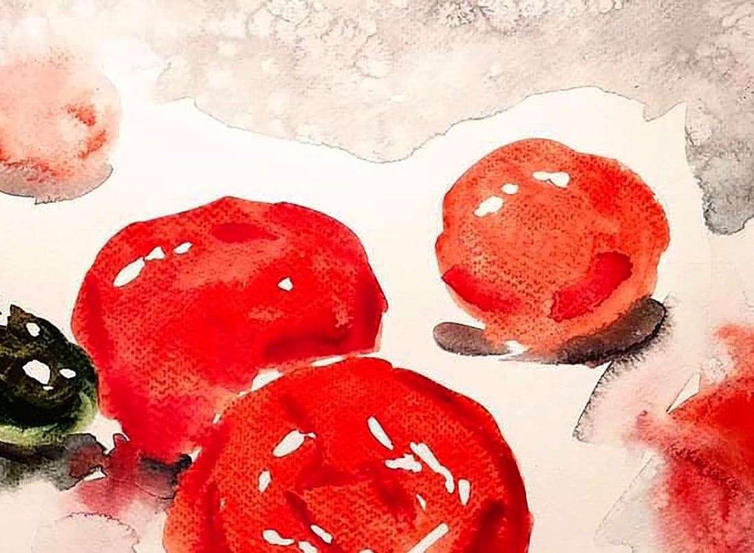 Watercolor painting Salty Elena Klimenko - 3