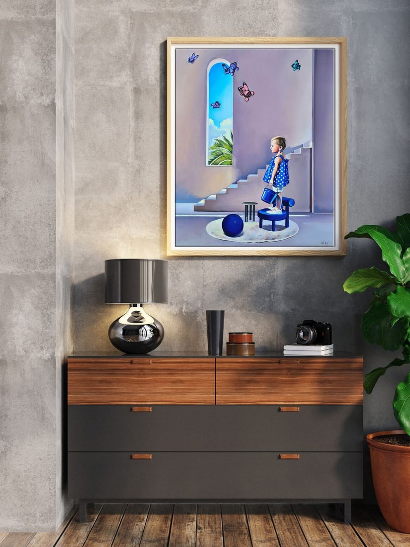 Oil painting I want to go home Igor Konovalov - 3