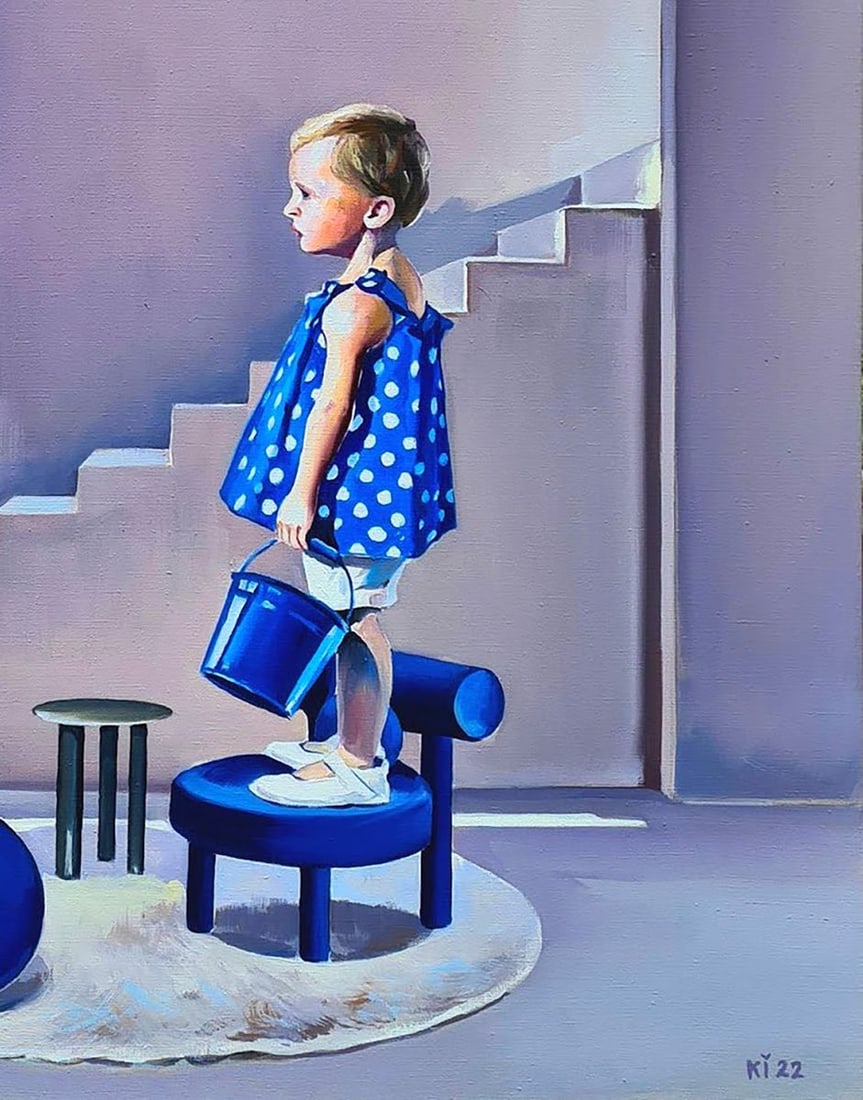 Oil painting I want to go home Igor Konovalov - 7