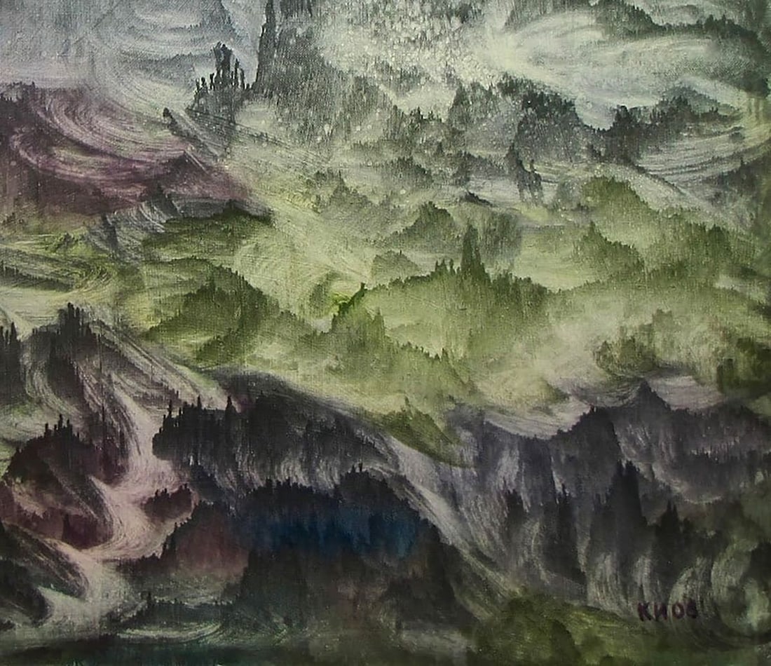 Oil painting Once upon a time in Tibet Igor Konovalov - 7