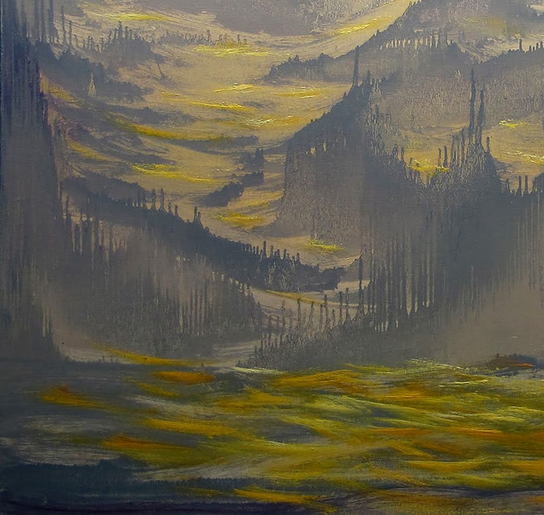 Oil painting Once upon a time in Tibet Igor Konovalov - 6