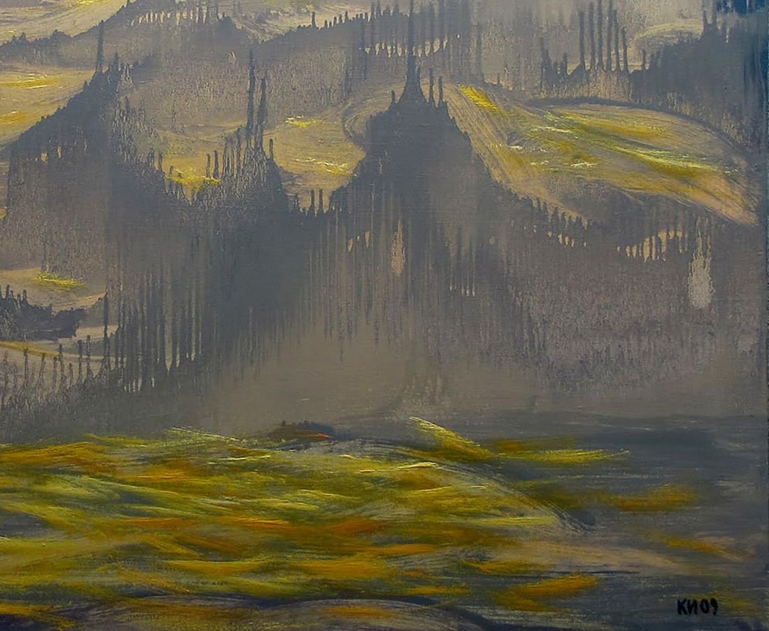 Oil painting Once upon a time in Tibet Igor Konovalov - 7