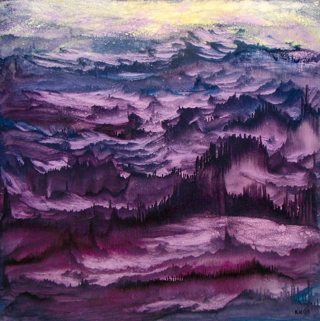 Oil painting Once upon a time in Tibet Igor Konovalov (1 of 7)