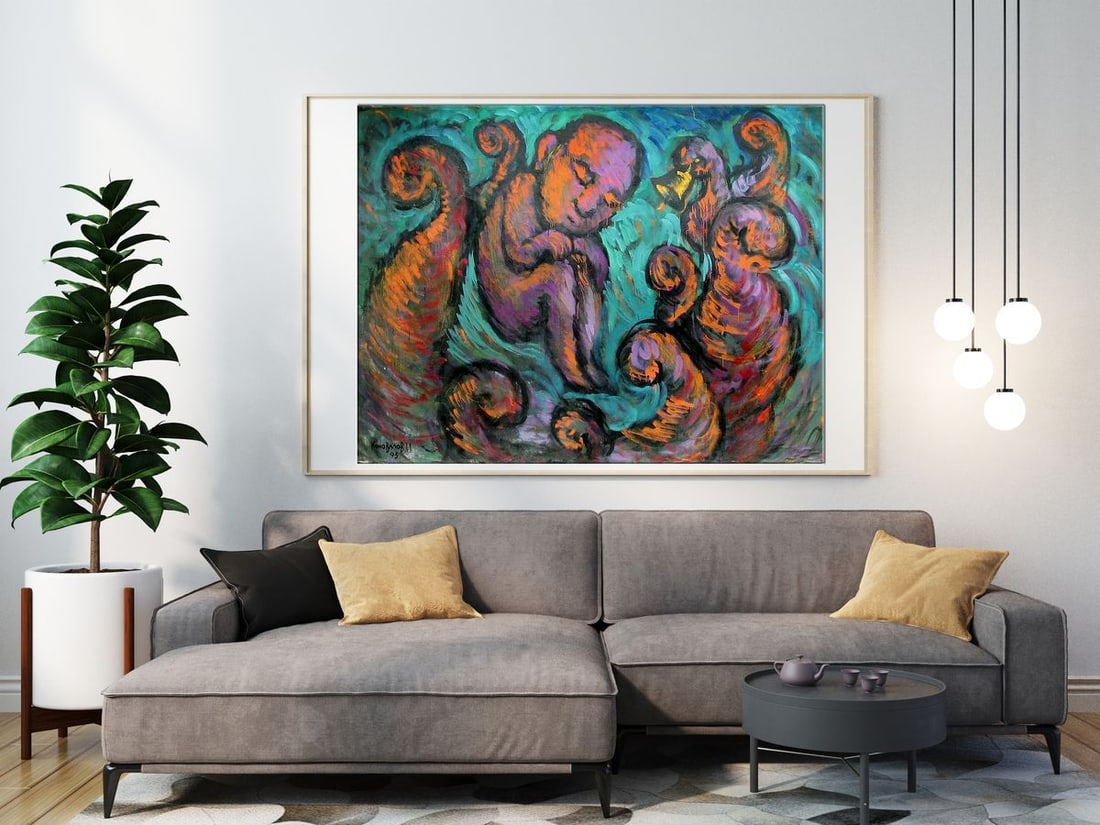 Oil painting It's time for the bells Igor Konovalov - 2