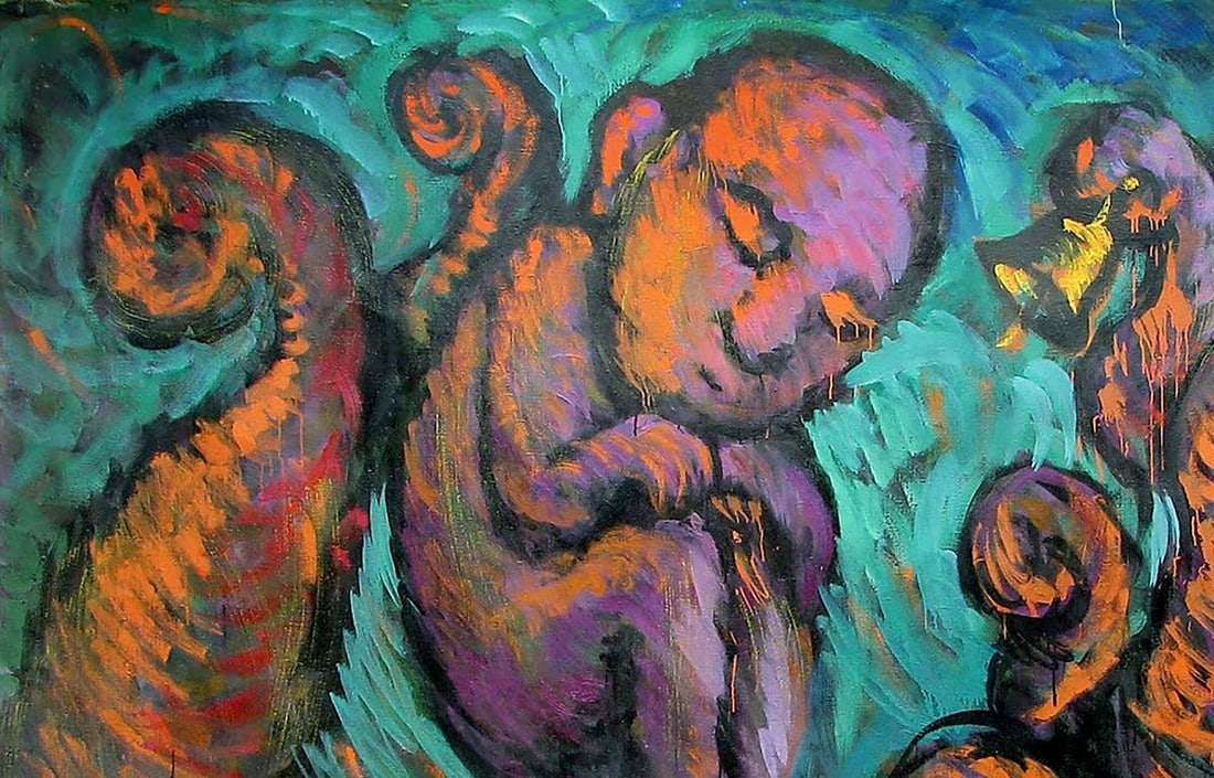 Oil painting It's time for the bells Igor Konovalov - 4