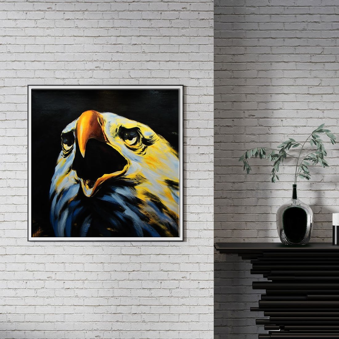 Oil painting Yellow eagle Igor Konovalov - 3