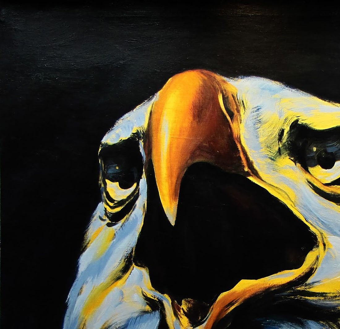 Oil painting Yellow eagle Igor Konovalov - 4