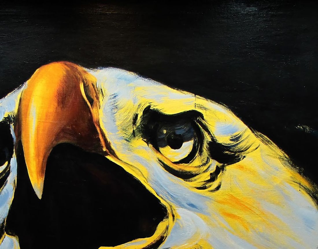 Oil painting Yellow eagle Igor Konovalov - 5