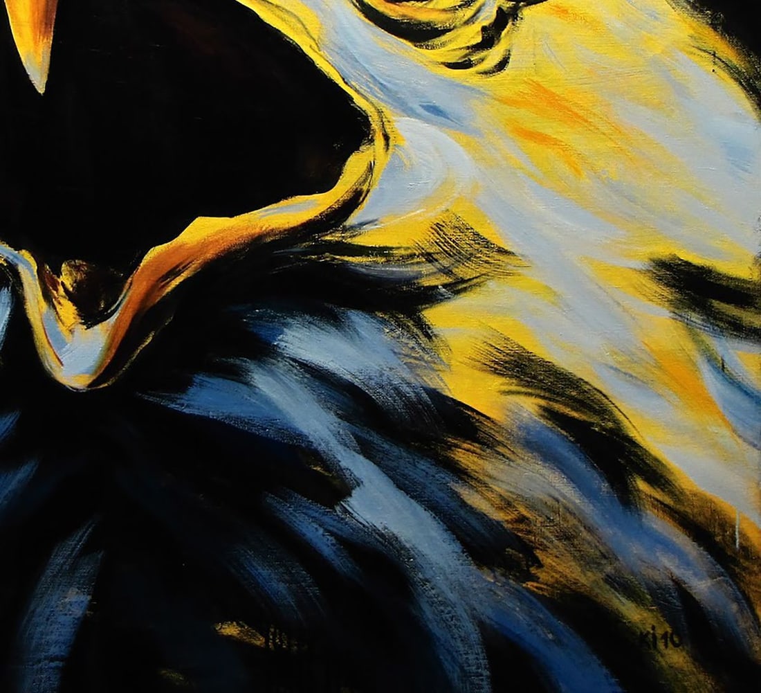 Oil painting Yellow eagle Igor Konovalov - 7
