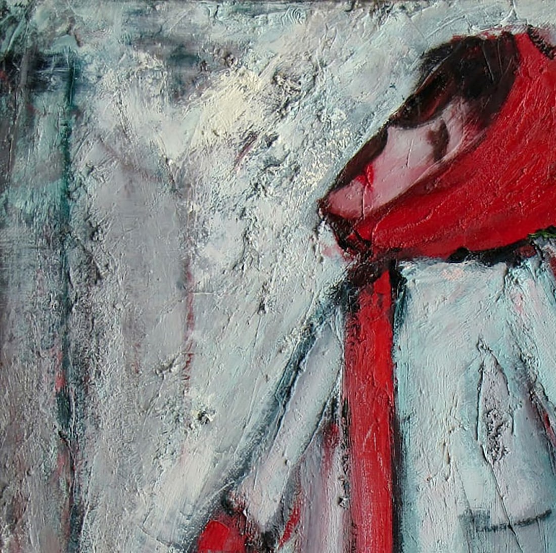 Oil painting Winter portrait Igor Konovalov - 4