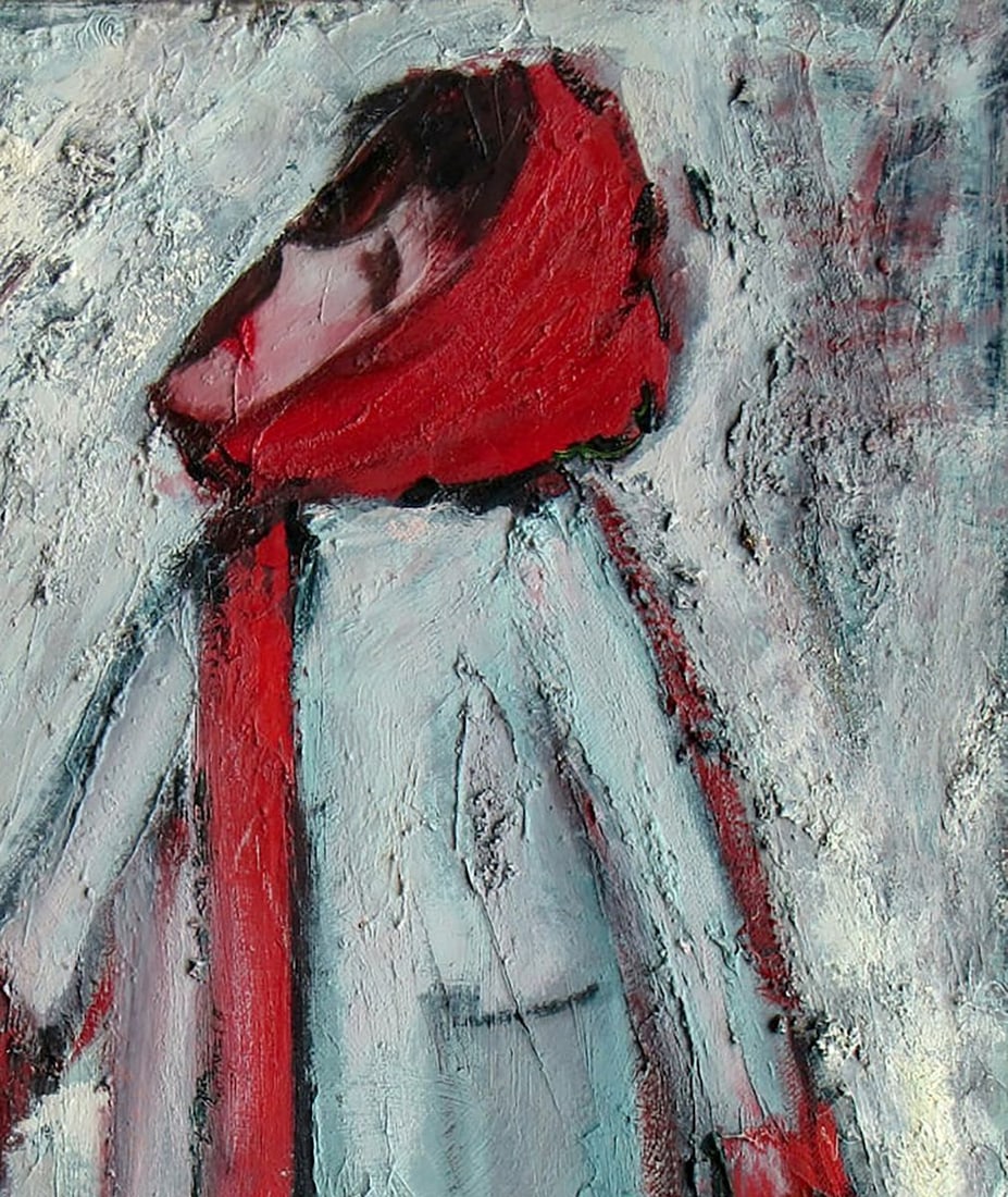 Oil painting Winter portrait Igor Konovalov - 5