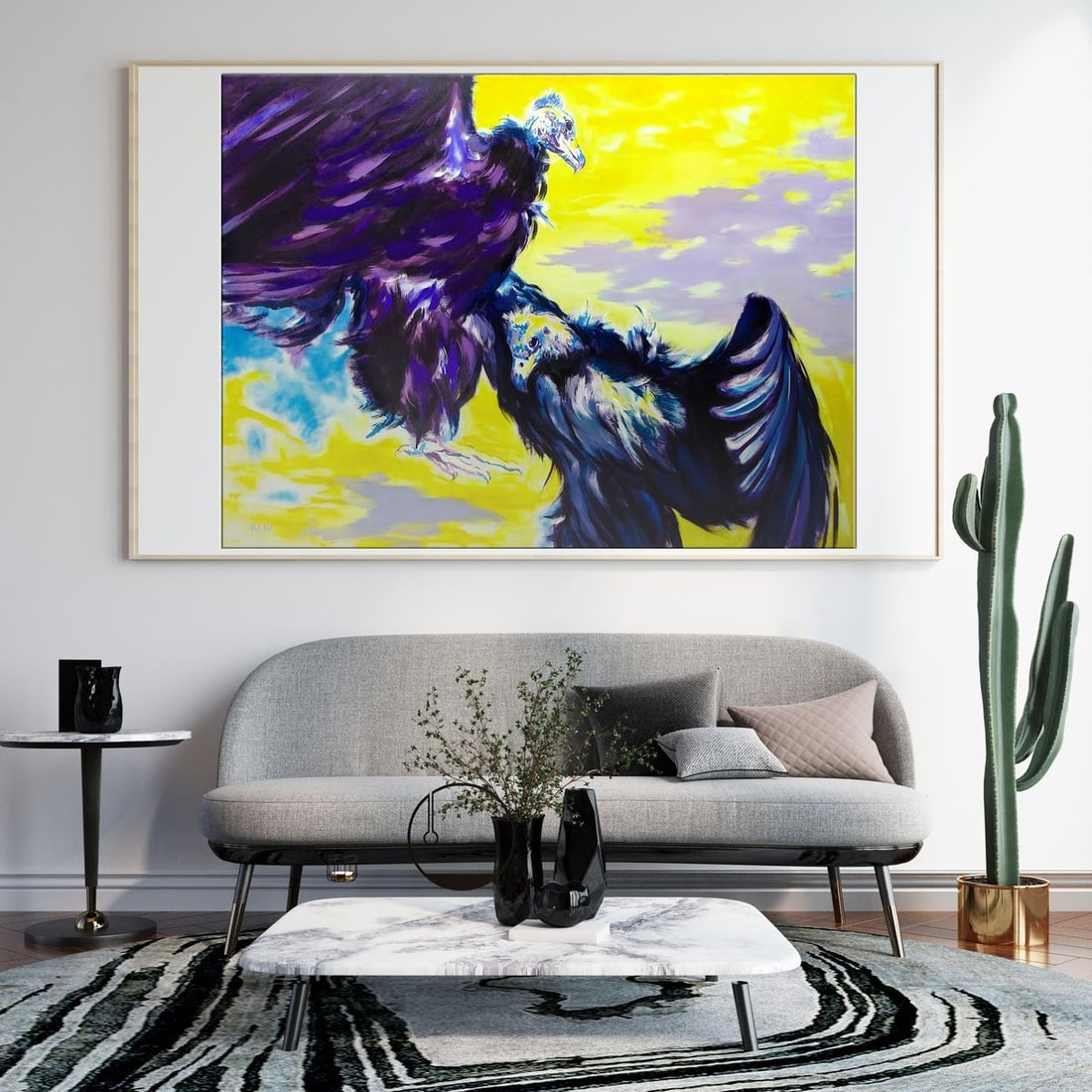 Oil painting Eagles Igor Konovalov - 2