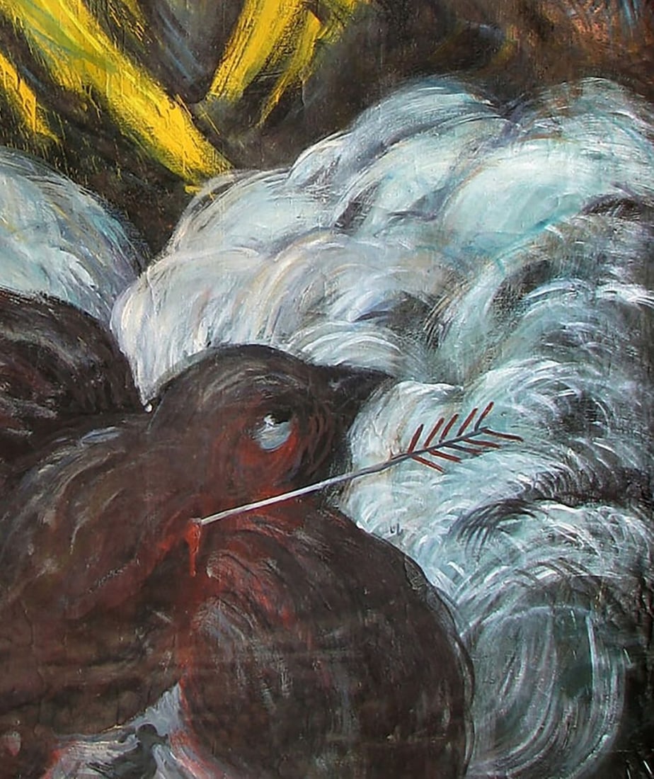 Oil painting Sparrow Igor Konovalov - 7