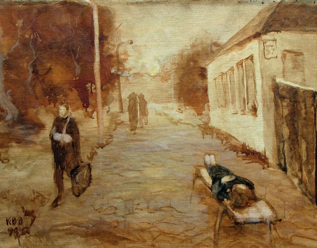 Oil painting Olegovskaya Street Igor Konovalov (1 of 7)