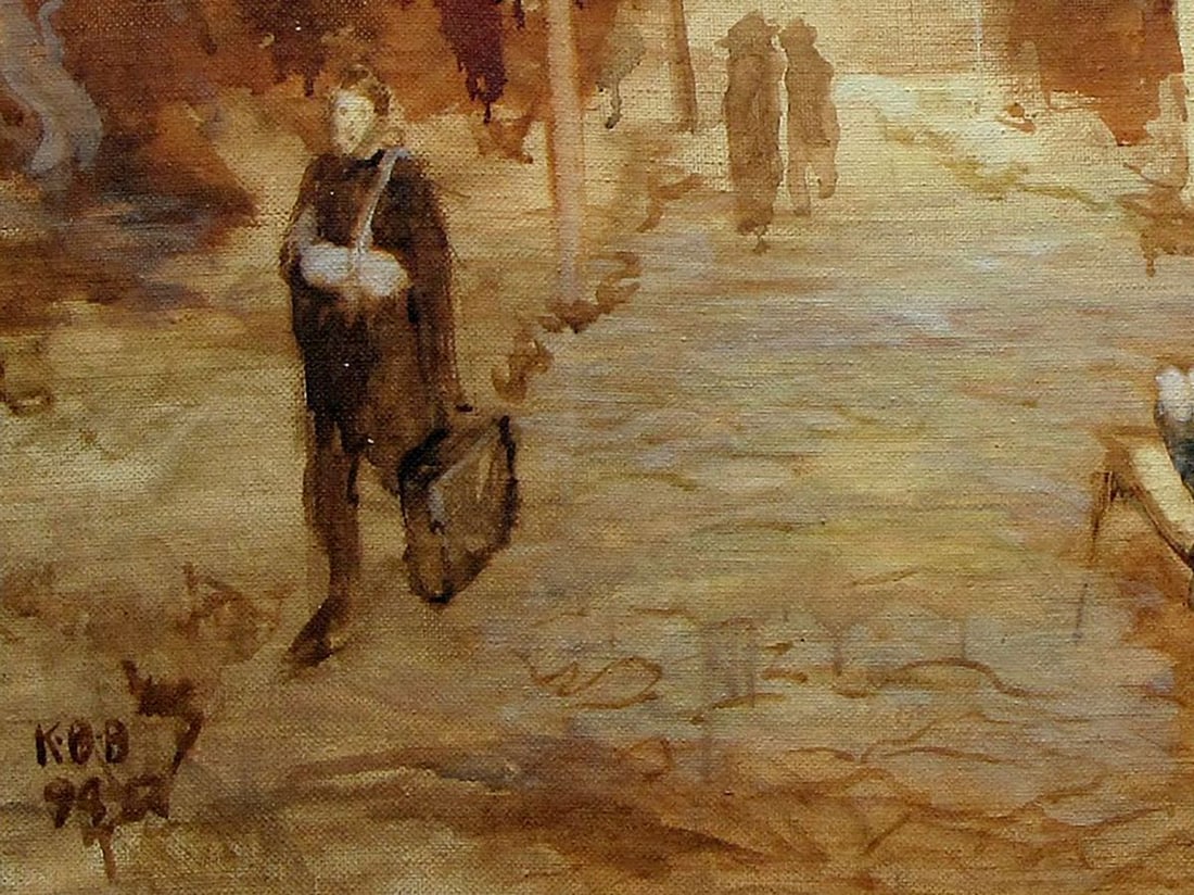 Oil painting Olegovskaya Street Igor Konovalov - 6