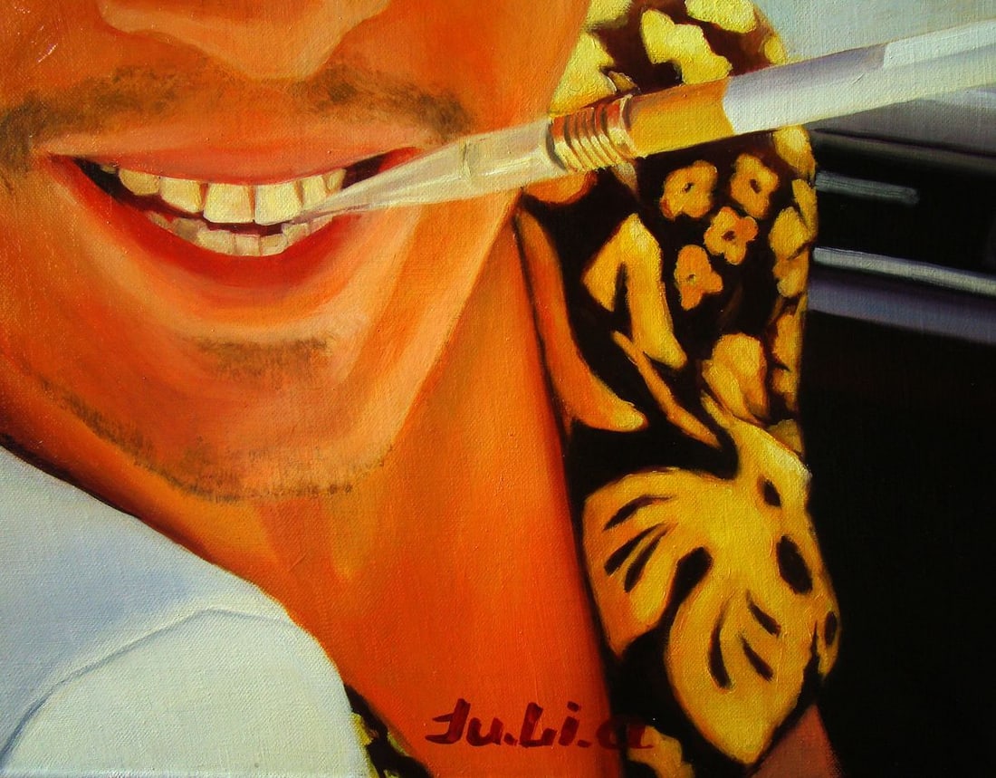 Oil painting Where are you going Yulia Lihina - 6