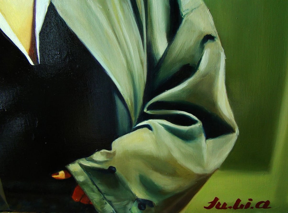 Oil painting In the drive Yulia Lihina - 10