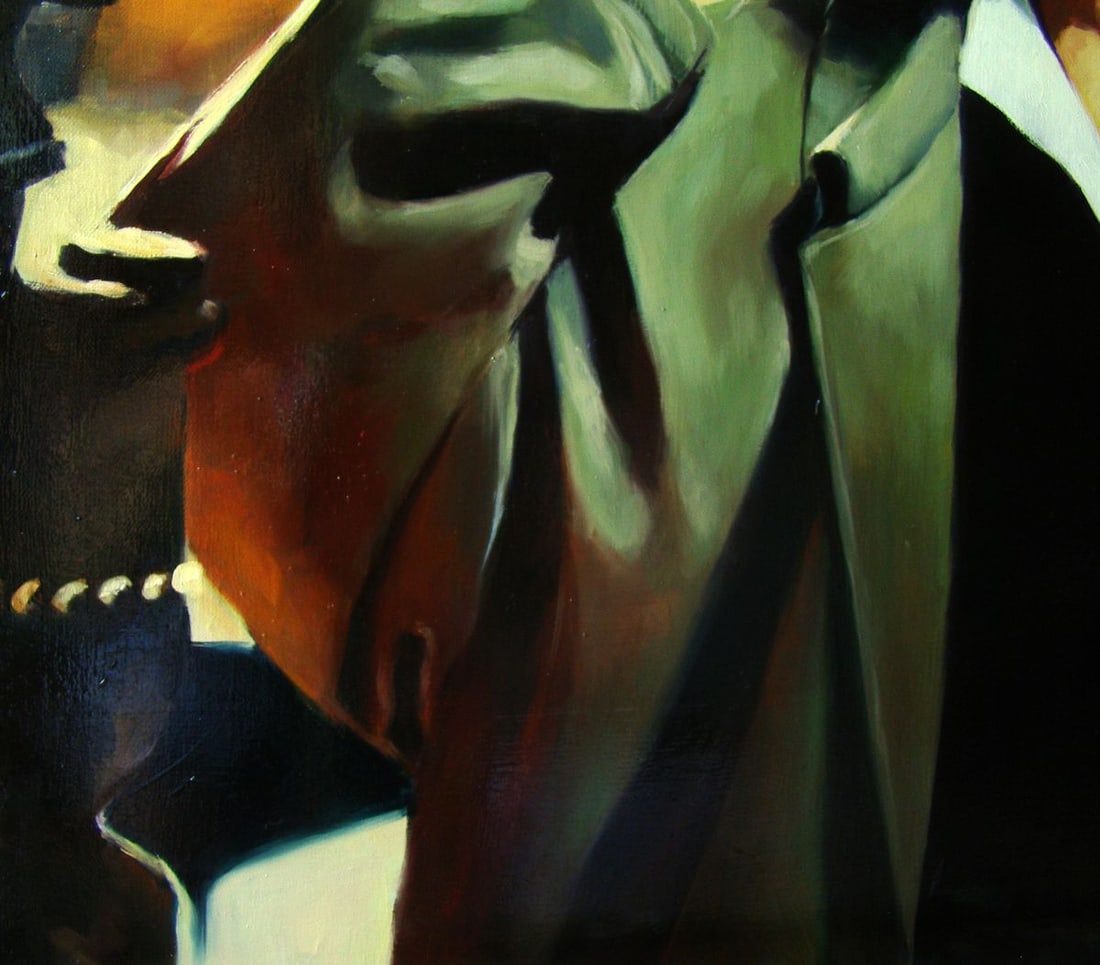 Oil painting In the drive Yulia Lihina - 11