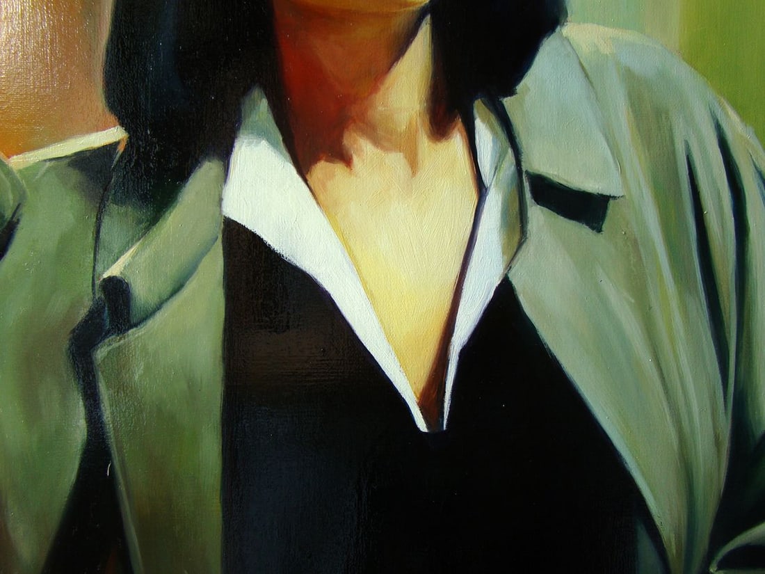 Oil painting In the drive Yulia Lihina - 8