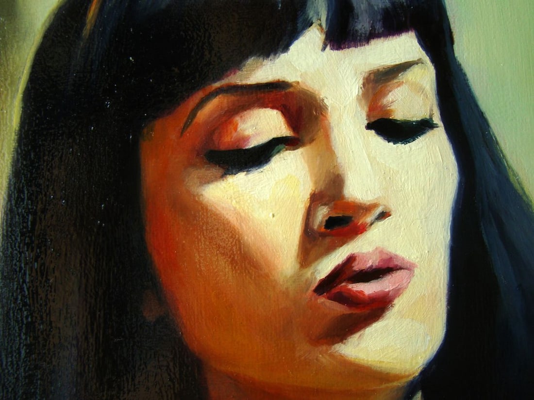 Oil painting In the drive Yulia Lihina - 9